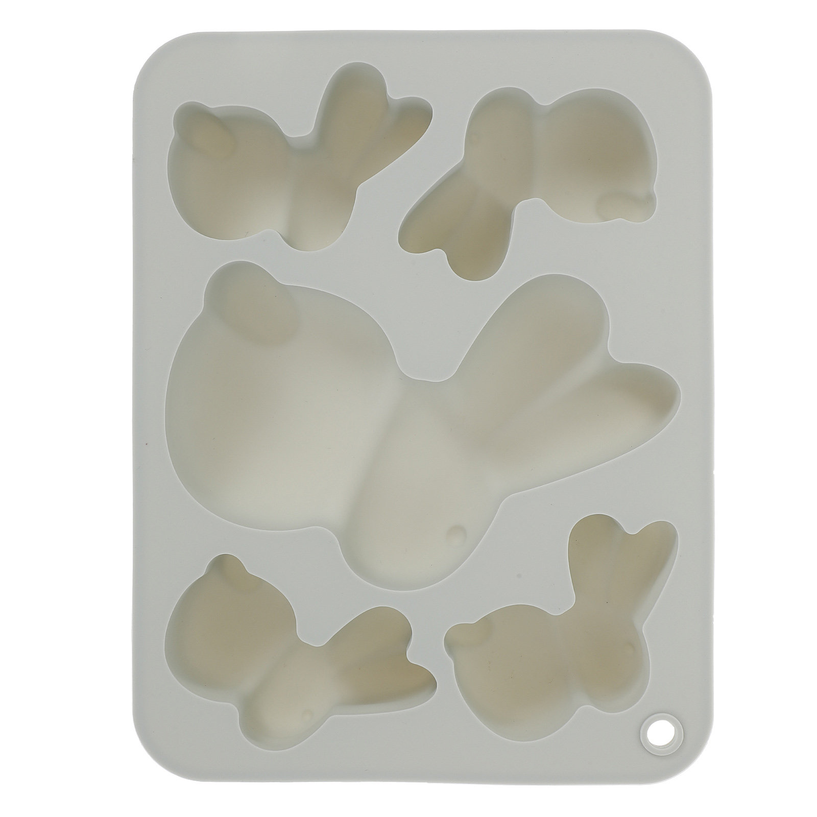 Bunny Cake Mold - แม่พิมพ์เค้กซิลิโคนรูปทรงกระต่ายคุณภาพสูงสำหรับทำขนมที่บ้าน ร้านเบเกอรี่ ร้านอาหาร โรงแรม ถาดอบขนม DIY