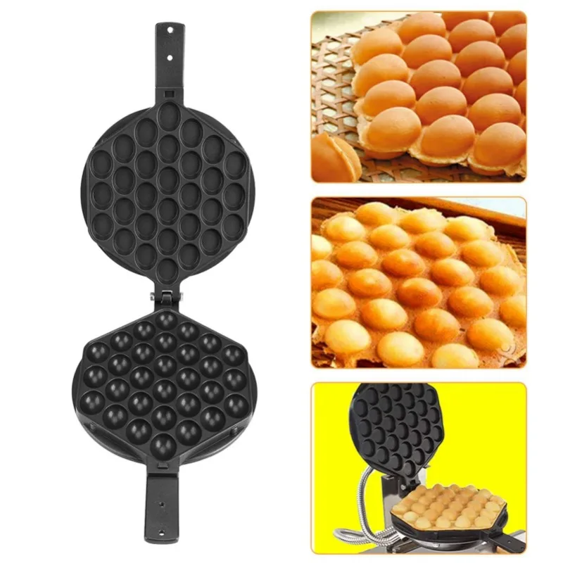 Egg Waffle Pan - QQ เครื่องทําพัฟไข่บ้าน LPG แก๊สเครื่องวาฟเฟิลไข่เชิงพาณิชย์-stick เครื่องวาฟเฟิลอุปกรณ์ครัว