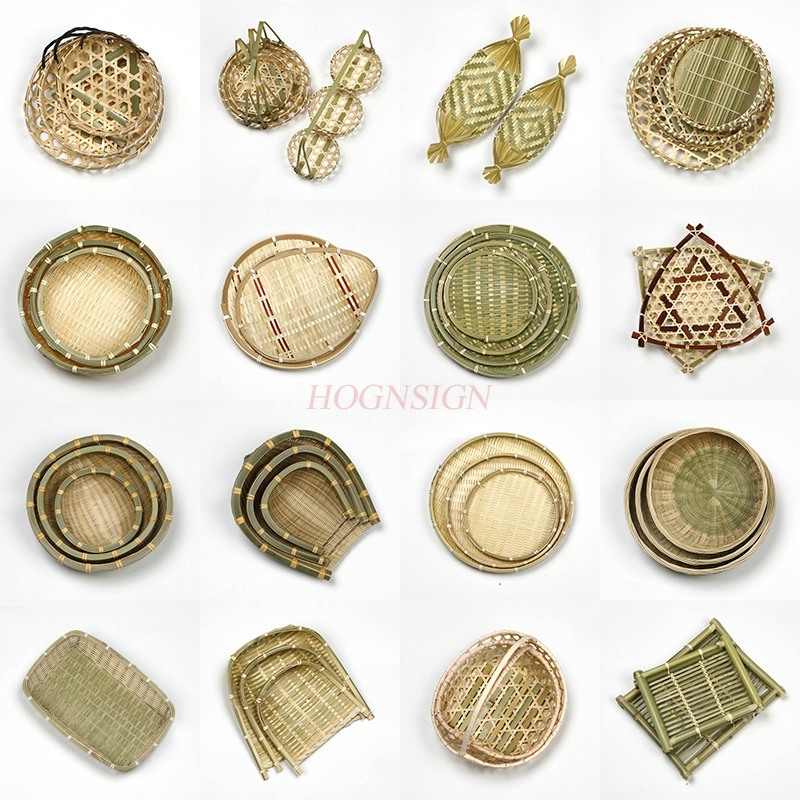 Dim Sum Basket - ผลิตภัณฑ์ทอไม้ไผ่ทํามือ จอไม้ไผ่ ตะกร้าไม้ไผ่ ตะกร้าเก็บของ จานผลไม้ ถาดติ่มซํา
