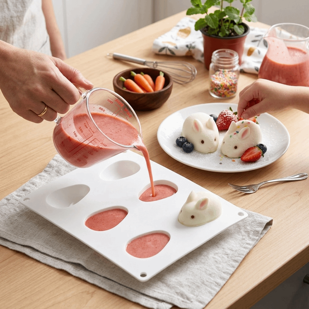 แม่พิมพ์เค้กกระต่ายซิลิโคน 3 ม - Bunny Cake Mold บทวิจารณ์และราคา