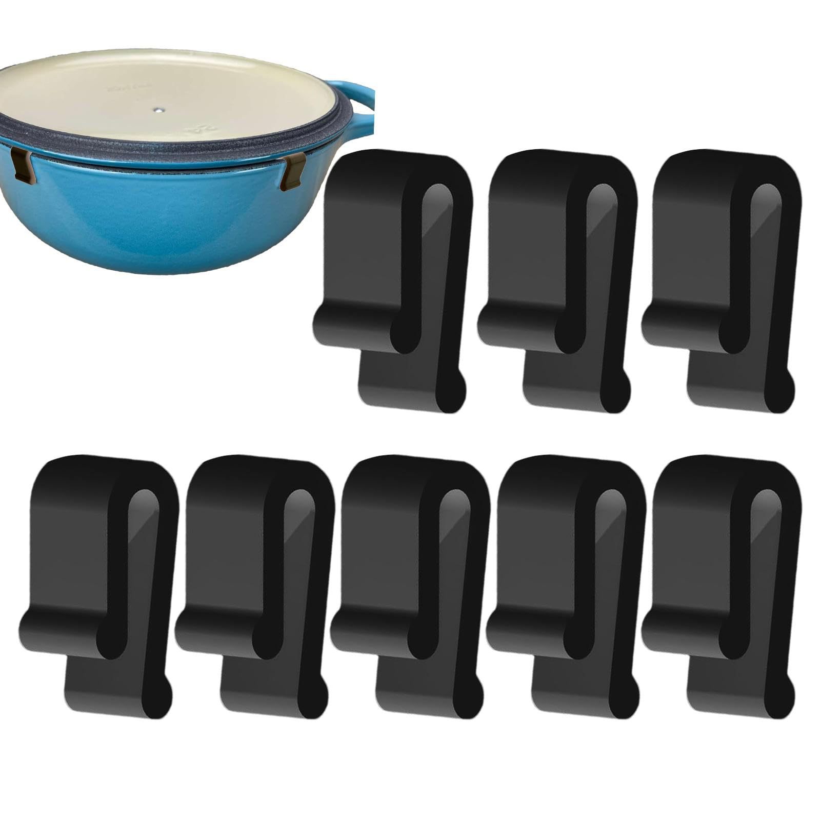 คลิปหนีบฝาหม้อซิลิโคนเกรดอาหาร - Cast Iron Corn บทวิจารณ์และราคา