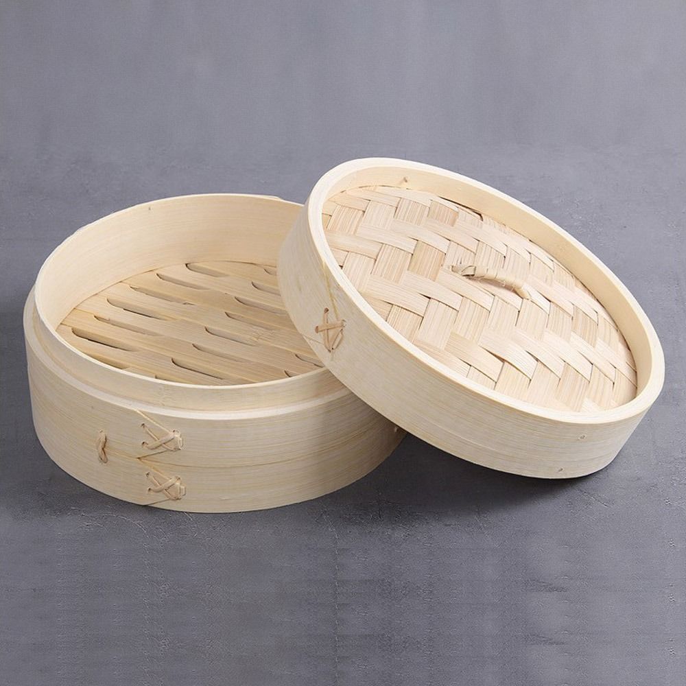 ตะกร้า kukusan bambu พร้อมฝาปิ - Dim Sum Basket บทวิจารณ์และราคา