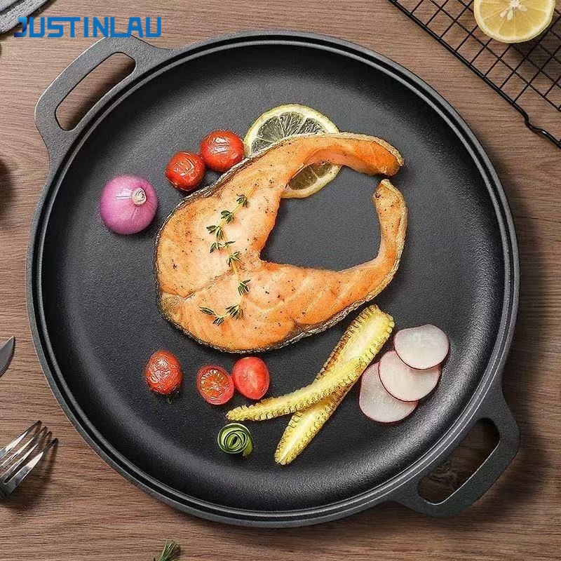 กระทะเหล็กหล่อแบบสองหูยี่ห้อ J - Cast Iron Corn บทวิจารณ์และราคา