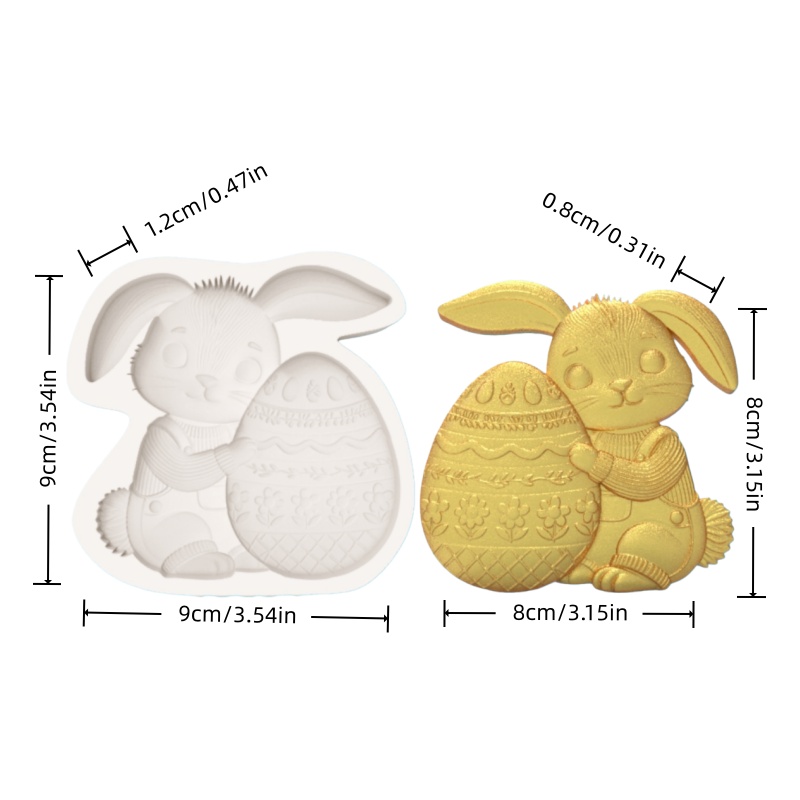 แม่พิมพ์ซิลิโคนรูปกระต่ายถือไข - Bunny Cake Mold บทวิจารณ์และราคา